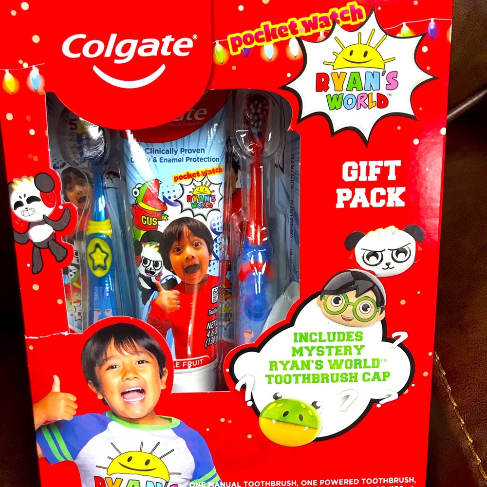 Ryan’s Colgate Toothpaste/brush set!